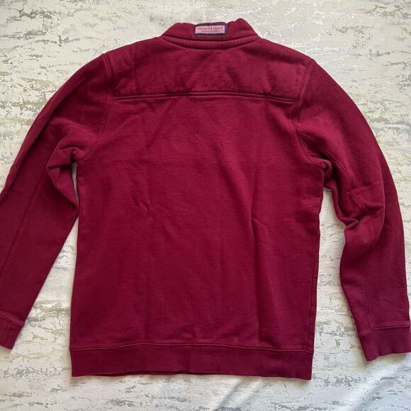 Vineyard Vines Collegiate 1/4 zip shep shirt pullover boys XL 18 - Picture 2 of 10